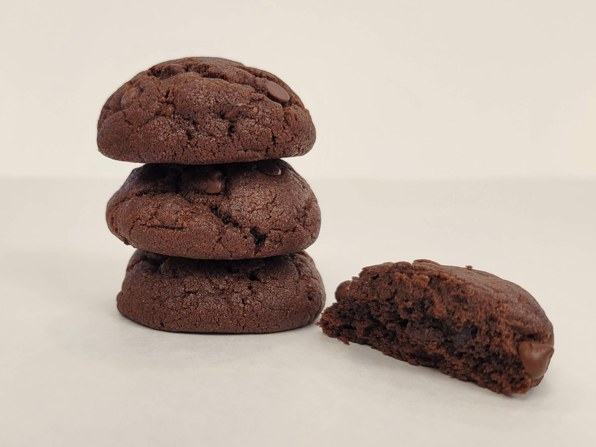 Best Vegan Mini-Double Chocolate Chip Cookies