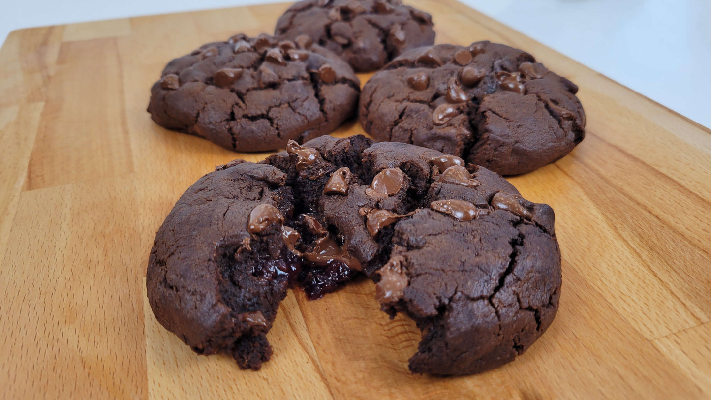 The Best Vegan Black Forest Chocolate Chip Cookie