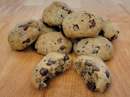 The Best Vegan Mini-Coffee Chocolate Chip Cookies